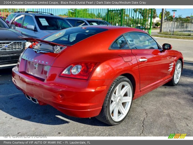 Blaze Red Crystal Pearl / Dark Slate Gray/Medium Slate Gray 2004 Chrysler Crossfire Limited Coupe