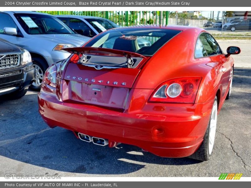 Blaze Red Crystal Pearl / Dark Slate Gray/Medium Slate Gray 2004 Chrysler Crossfire Limited Coupe