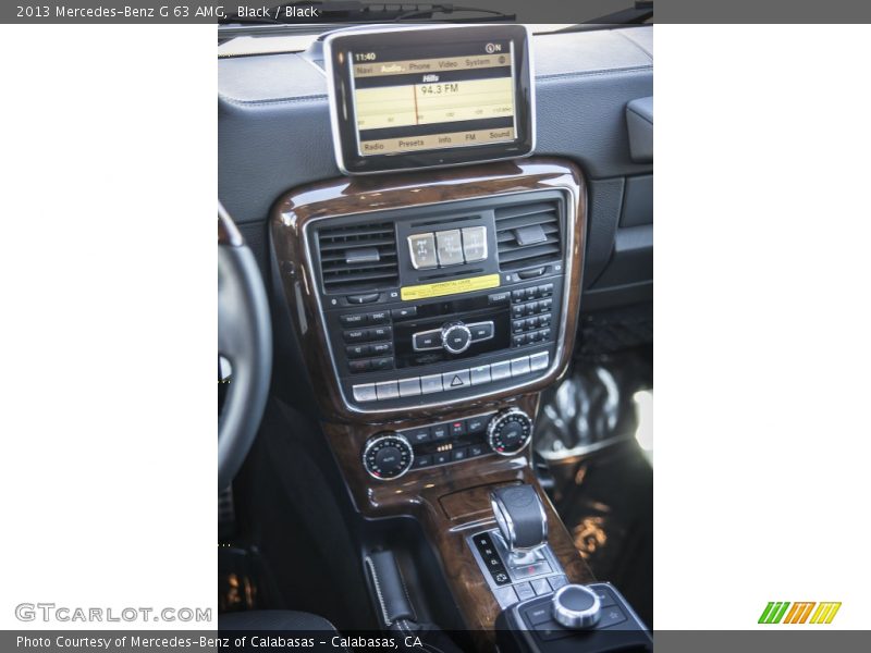 Controls of 2013 G 63 AMG