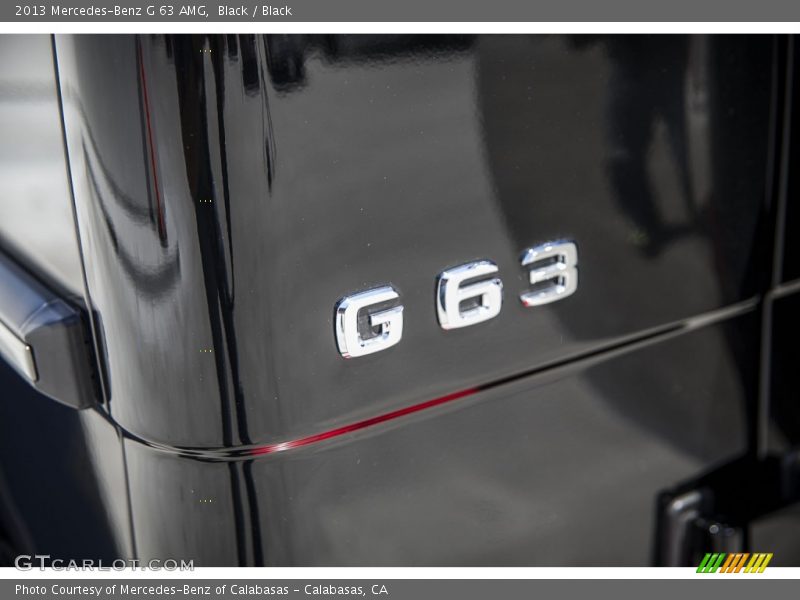 Black / Black 2013 Mercedes-Benz G 63 AMG
