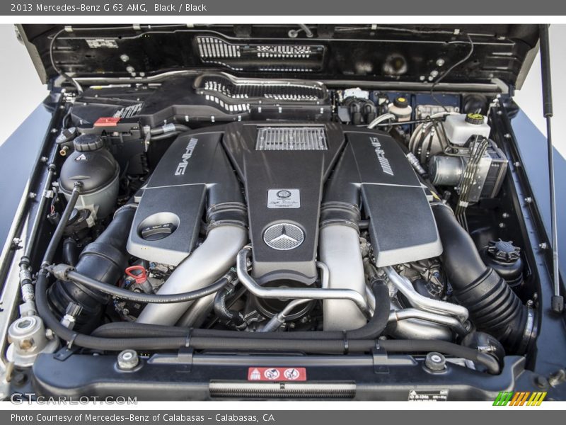  2013 G 63 AMG Engine - 5.5 Liter AMG Twin-Turbocharged DOHC 32-Valve VVT V8