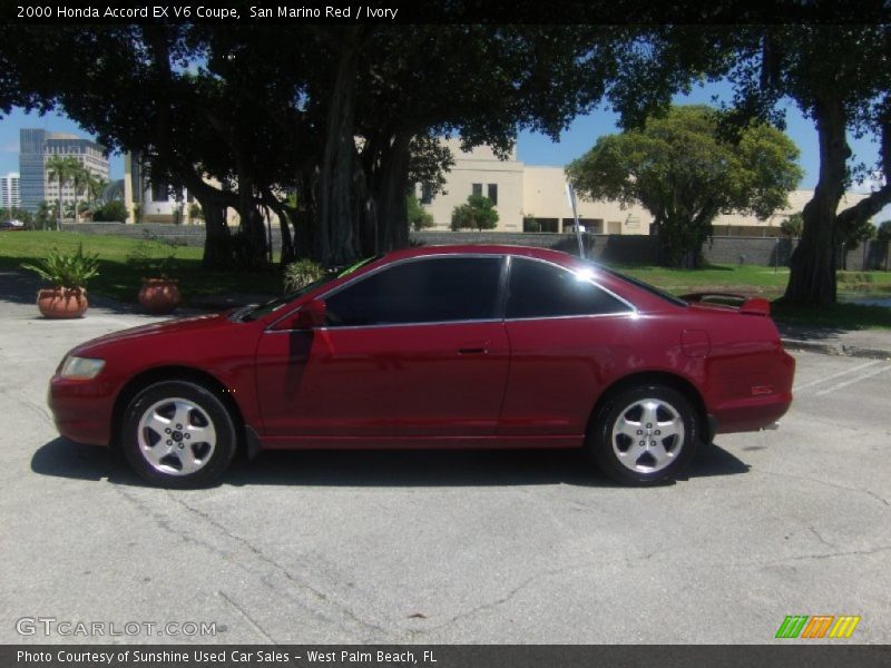  2000 Accord EX V6 Coupe San Marino Red