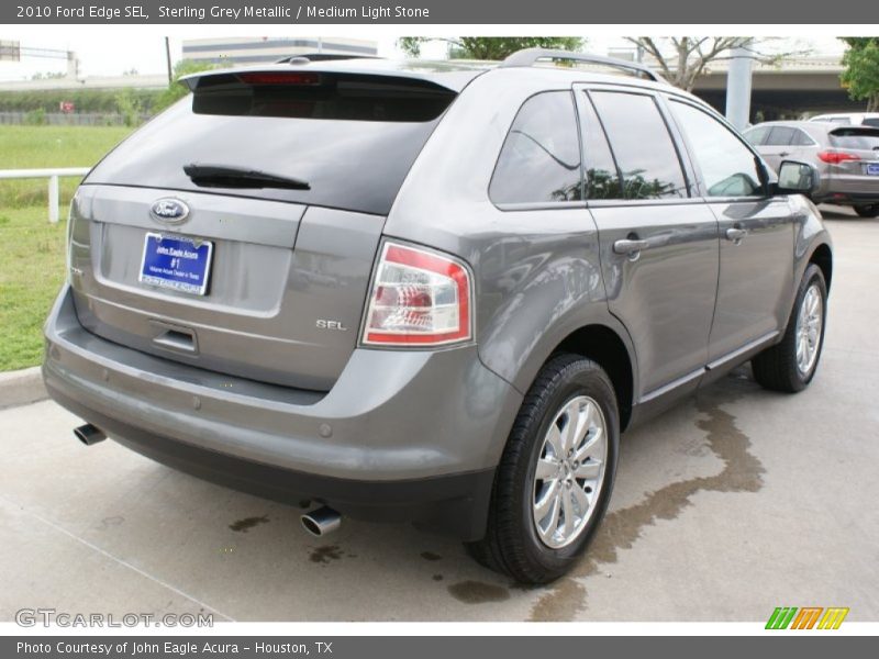 Sterling Grey Metallic / Medium Light Stone 2010 Ford Edge SEL