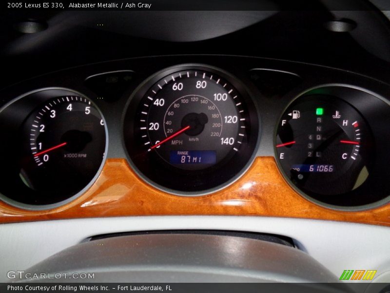 Alabaster Metallic / Ash Gray 2005 Lexus ES 330