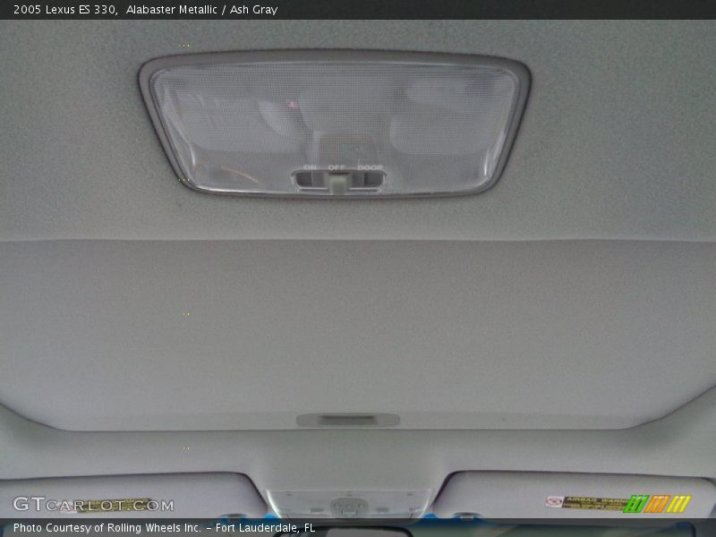 Alabaster Metallic / Ash Gray 2005 Lexus ES 330