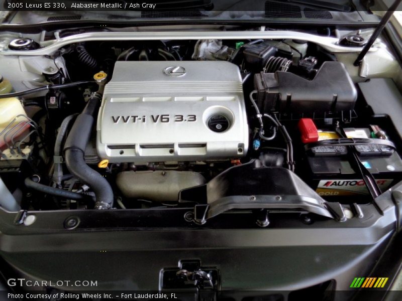 Alabaster Metallic / Ash Gray 2005 Lexus ES 330