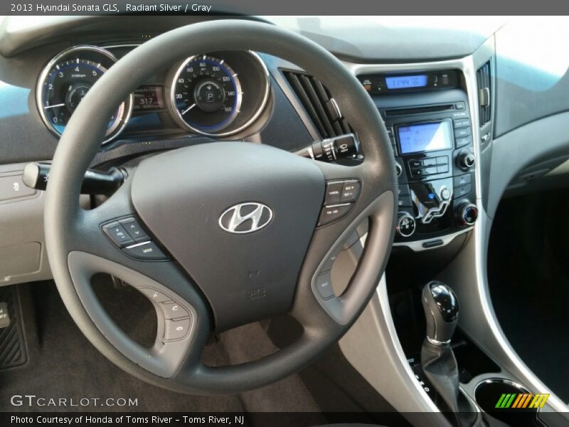 Radiant Silver / Gray 2013 Hyundai Sonata GLS