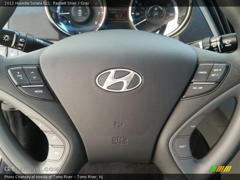Radiant Silver / Gray 2013 Hyundai Sonata GLS