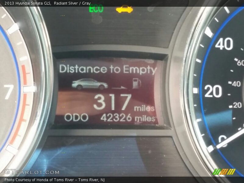 Radiant Silver / Gray 2013 Hyundai Sonata GLS