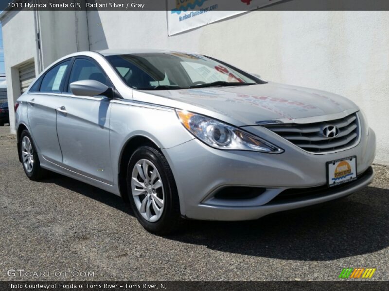 Radiant Silver / Gray 2013 Hyundai Sonata GLS