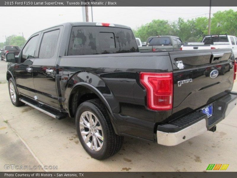 Tuxedo Black Metallic / Black 2015 Ford F150 Lariat SuperCrew