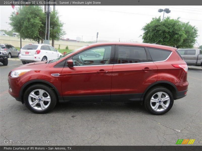 Sunset / Medium Light Stone 2014 Ford Escape SE 1.6L EcoBoost
