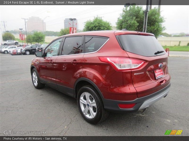 Sunset / Medium Light Stone 2014 Ford Escape SE 1.6L EcoBoost