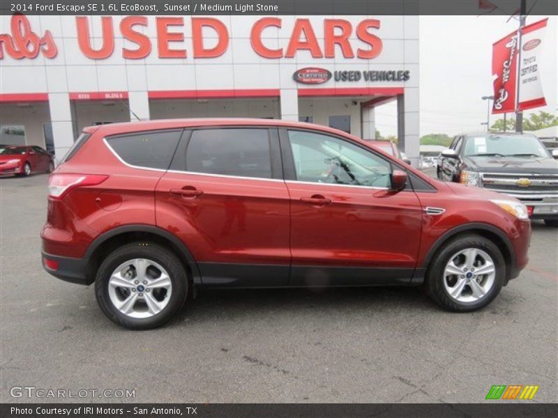 Sunset / Medium Light Stone 2014 Ford Escape SE 1.6L EcoBoost