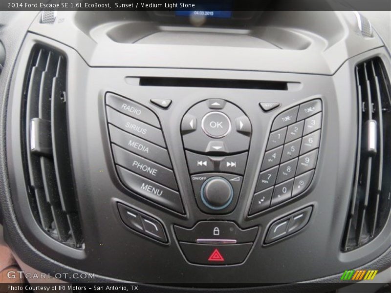 Sunset / Medium Light Stone 2014 Ford Escape SE 1.6L EcoBoost