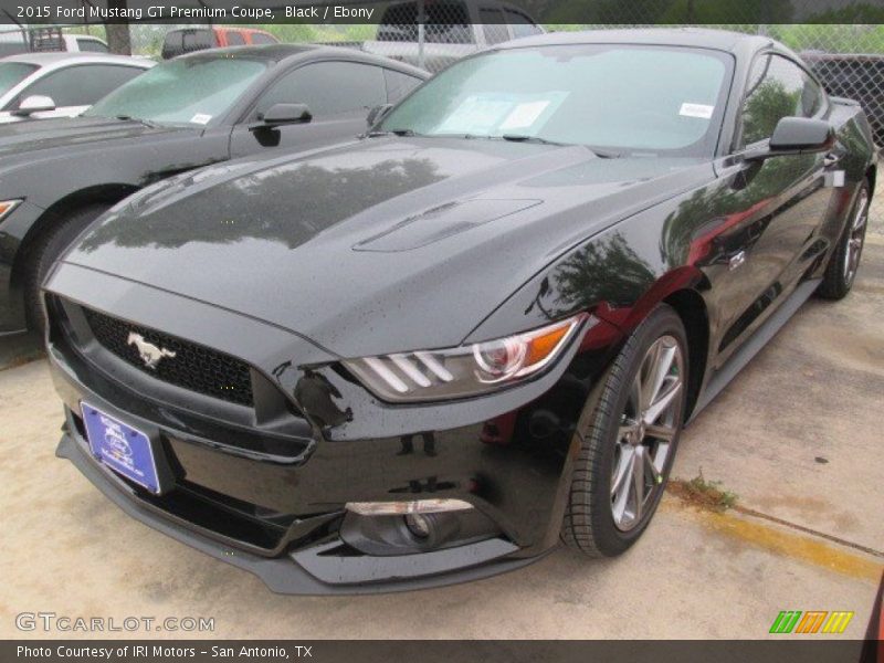 Black / Ebony 2015 Ford Mustang GT Premium Coupe