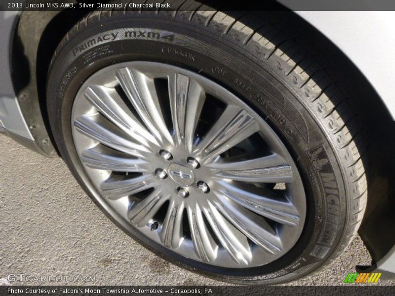 Silver Diamond / Charcoal Black 2013 Lincoln MKS AWD