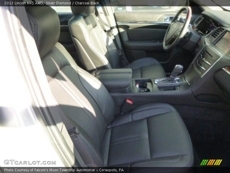 Silver Diamond / Charcoal Black 2013 Lincoln MKS AWD