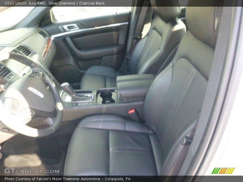 Silver Diamond / Charcoal Black 2013 Lincoln MKS AWD