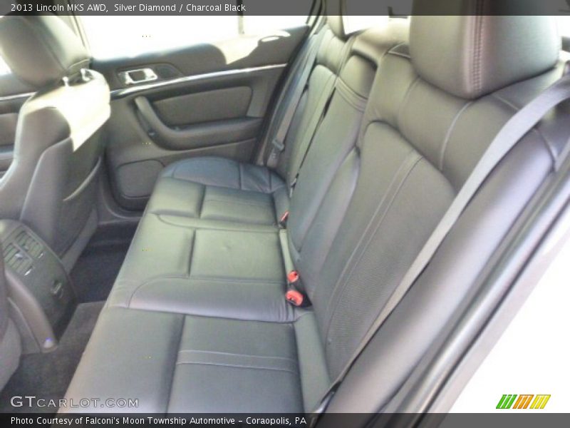 Silver Diamond / Charcoal Black 2013 Lincoln MKS AWD