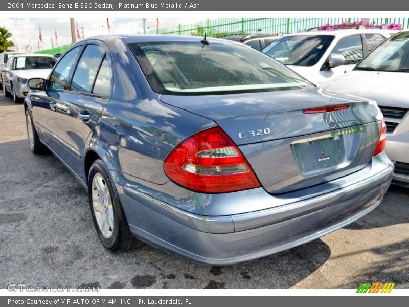 Platinum Blue Metallic / Ash 2004 Mercedes-Benz E 320 Sedan