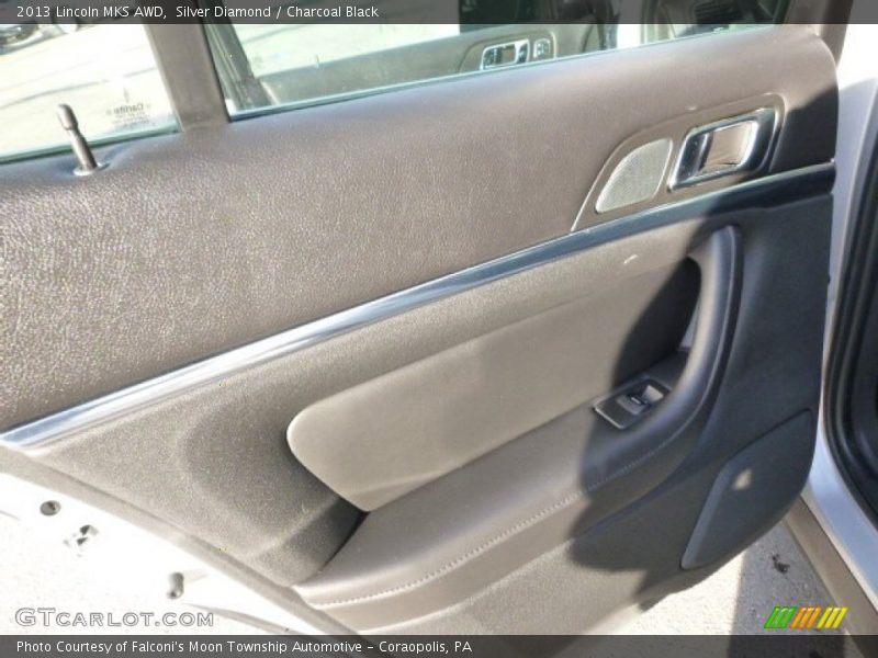 Silver Diamond / Charcoal Black 2013 Lincoln MKS AWD