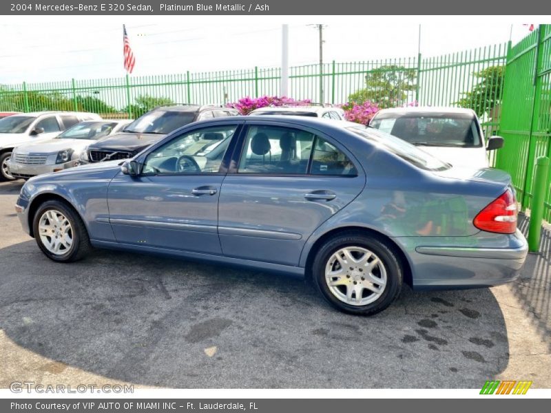 Platinum Blue Metallic / Ash 2004 Mercedes-Benz E 320 Sedan