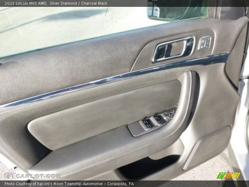 Silver Diamond / Charcoal Black 2013 Lincoln MKS AWD