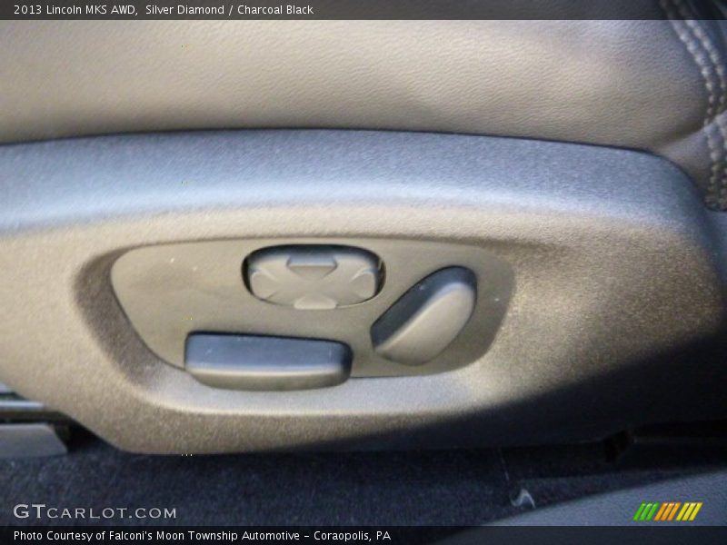 Silver Diamond / Charcoal Black 2013 Lincoln MKS AWD