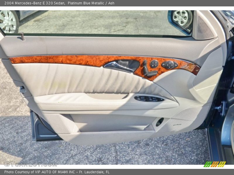 Platinum Blue Metallic / Ash 2004 Mercedes-Benz E 320 Sedan
