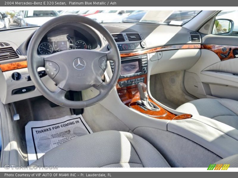 Platinum Blue Metallic / Ash 2004 Mercedes-Benz E 320 Sedan
