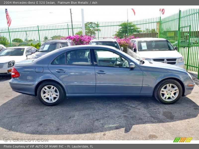 Platinum Blue Metallic / Ash 2004 Mercedes-Benz E 320 Sedan