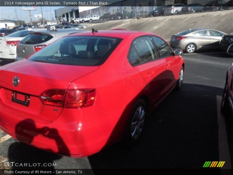Tornado Red / Titan Black 2014 Volkswagen Jetta SE Sedan