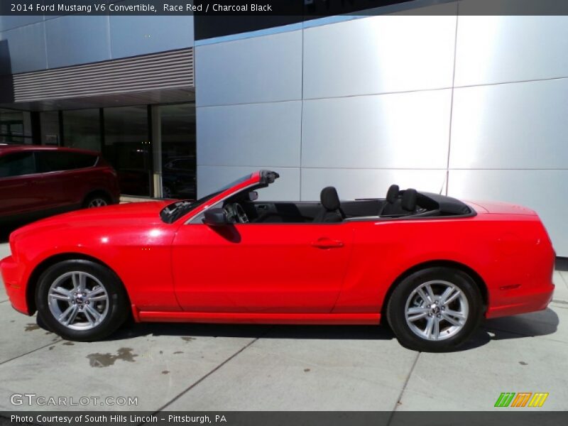 Race Red / Charcoal Black 2014 Ford Mustang V6 Convertible