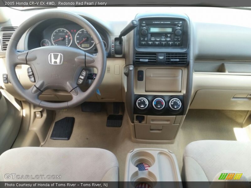 Redondo Red Pearl / Ivory 2005 Honda CR-V EX 4WD