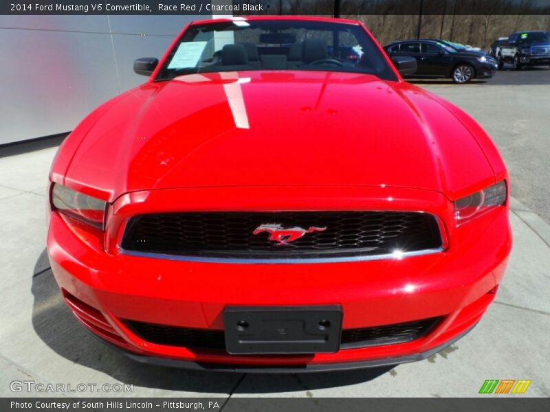 Race Red / Charcoal Black 2014 Ford Mustang V6 Convertible