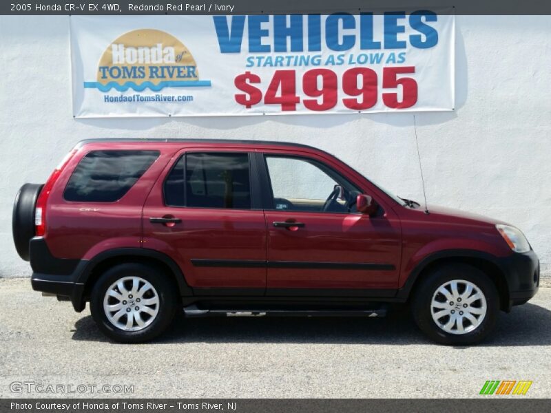 Redondo Red Pearl / Ivory 2005 Honda CR-V EX 4WD