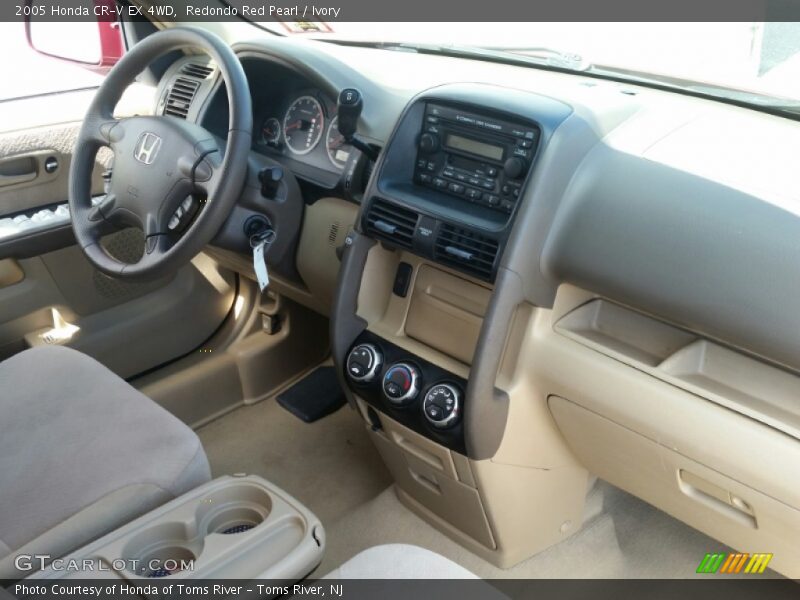 Redondo Red Pearl / Ivory 2005 Honda CR-V EX 4WD