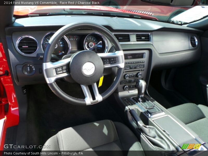 Race Red / Charcoal Black 2014 Ford Mustang V6 Convertible