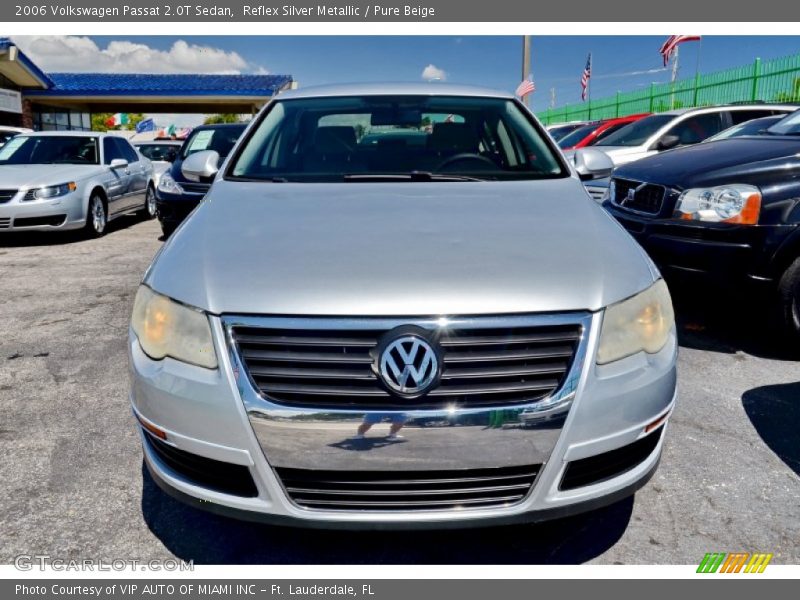 Reflex Silver Metallic / Pure Beige 2006 Volkswagen Passat 2.0T Sedan