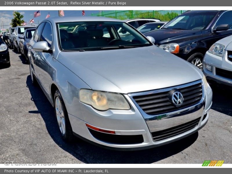 Reflex Silver Metallic / Pure Beige 2006 Volkswagen Passat 2.0T Sedan