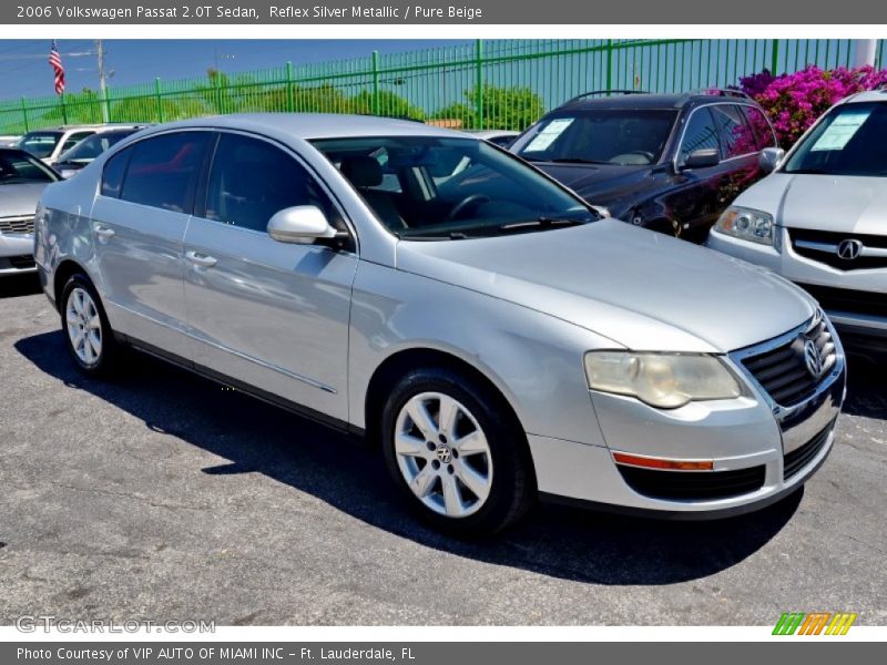 Reflex Silver Metallic / Pure Beige 2006 Volkswagen Passat 2.0T Sedan