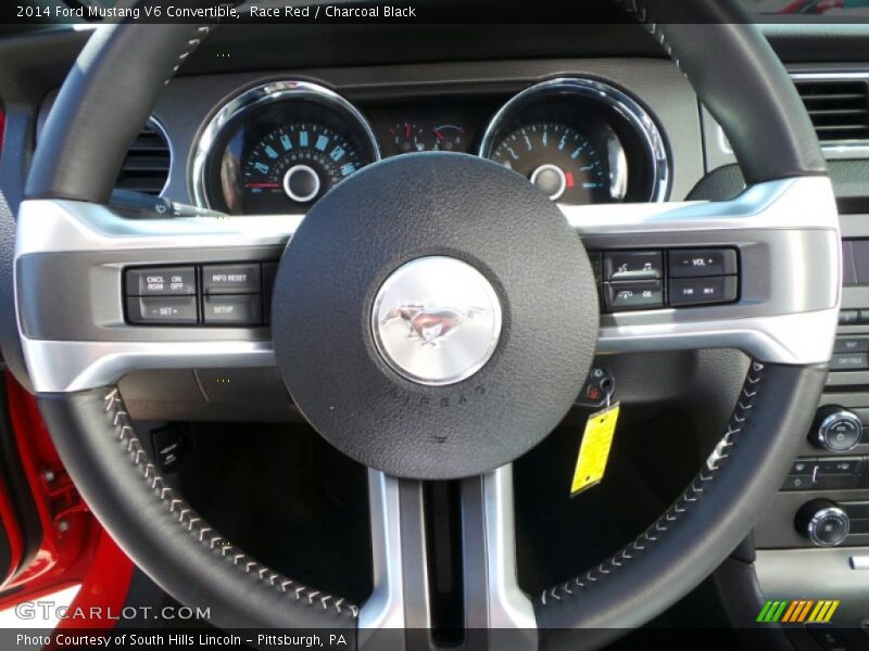 Race Red / Charcoal Black 2014 Ford Mustang V6 Convertible