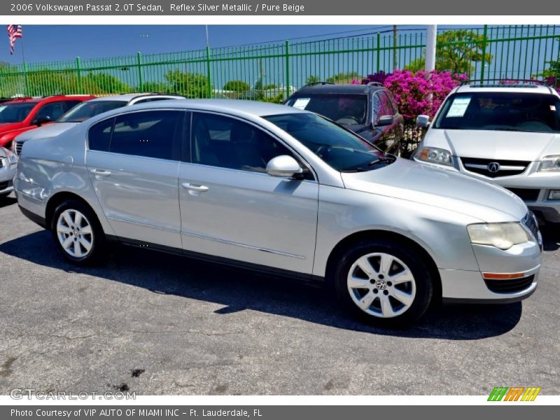 Reflex Silver Metallic / Pure Beige 2006 Volkswagen Passat 2.0T Sedan