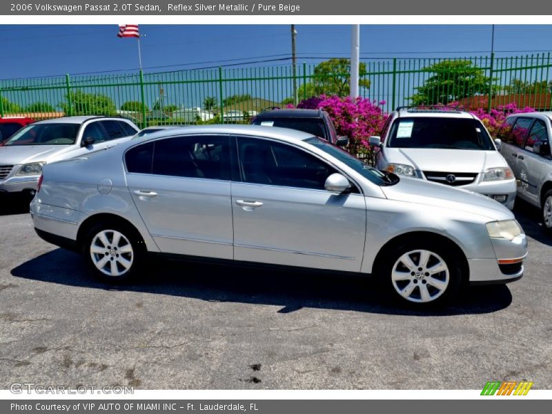 Reflex Silver Metallic / Pure Beige 2006 Volkswagen Passat 2.0T Sedan