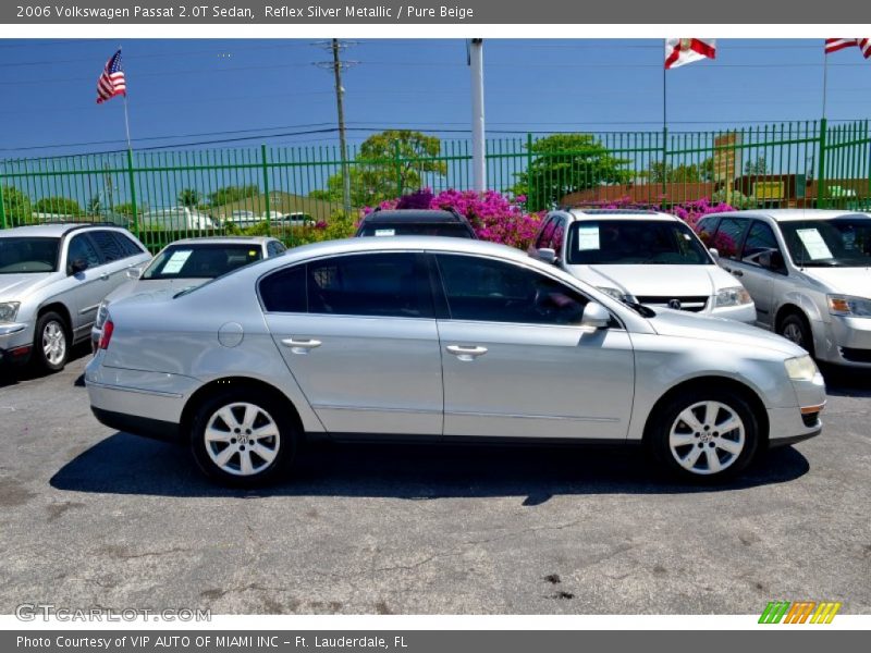 Reflex Silver Metallic / Pure Beige 2006 Volkswagen Passat 2.0T Sedan
