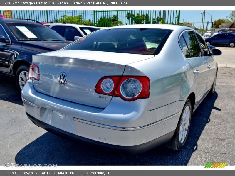 Reflex Silver Metallic / Pure Beige 2006 Volkswagen Passat 2.0T Sedan