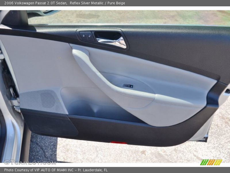Reflex Silver Metallic / Pure Beige 2006 Volkswagen Passat 2.0T Sedan