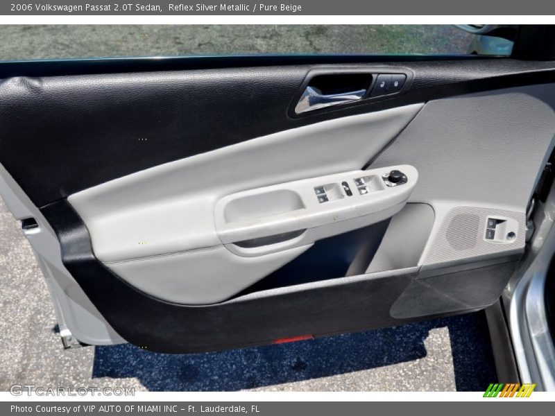 Reflex Silver Metallic / Pure Beige 2006 Volkswagen Passat 2.0T Sedan