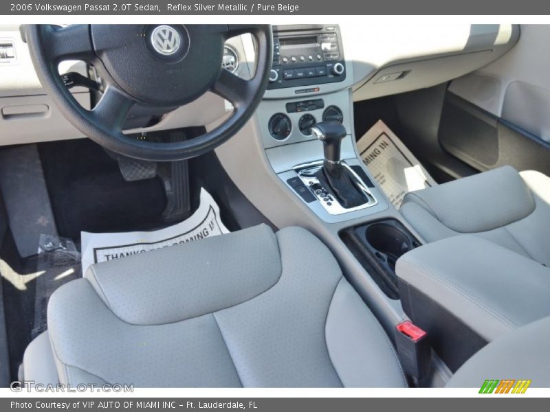 Reflex Silver Metallic / Pure Beige 2006 Volkswagen Passat 2.0T Sedan